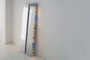 colour code, chrome light boxes with slide, gallery bernd a. lausberg, toronto, 2008